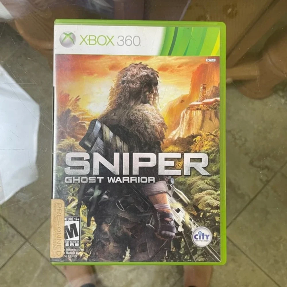 Sniper Ghost Warrior Xbox 360 Game City Interactive Video Game Complete